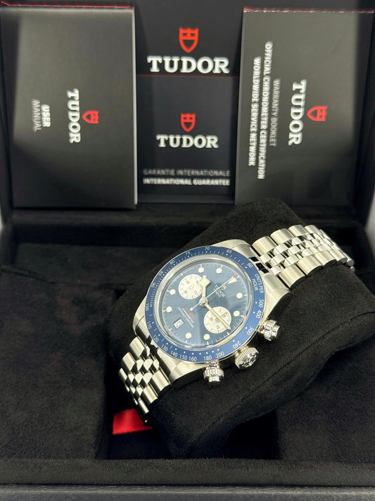 Tudor Black Bay Chrono 41mm, Boutique Edition, Blue, Ref# 79360B-0002, dated 2025