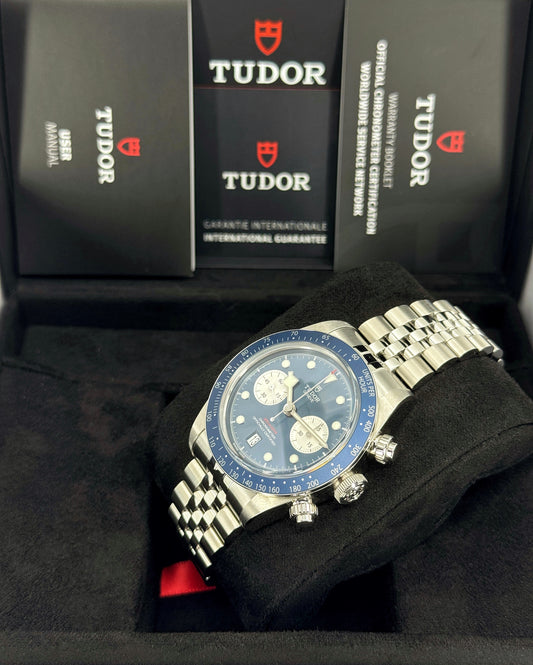 Tudor Black Bay Chrono 41mm, Boutique Edition, Blue, Ref# 79360B-0002, dated 2026