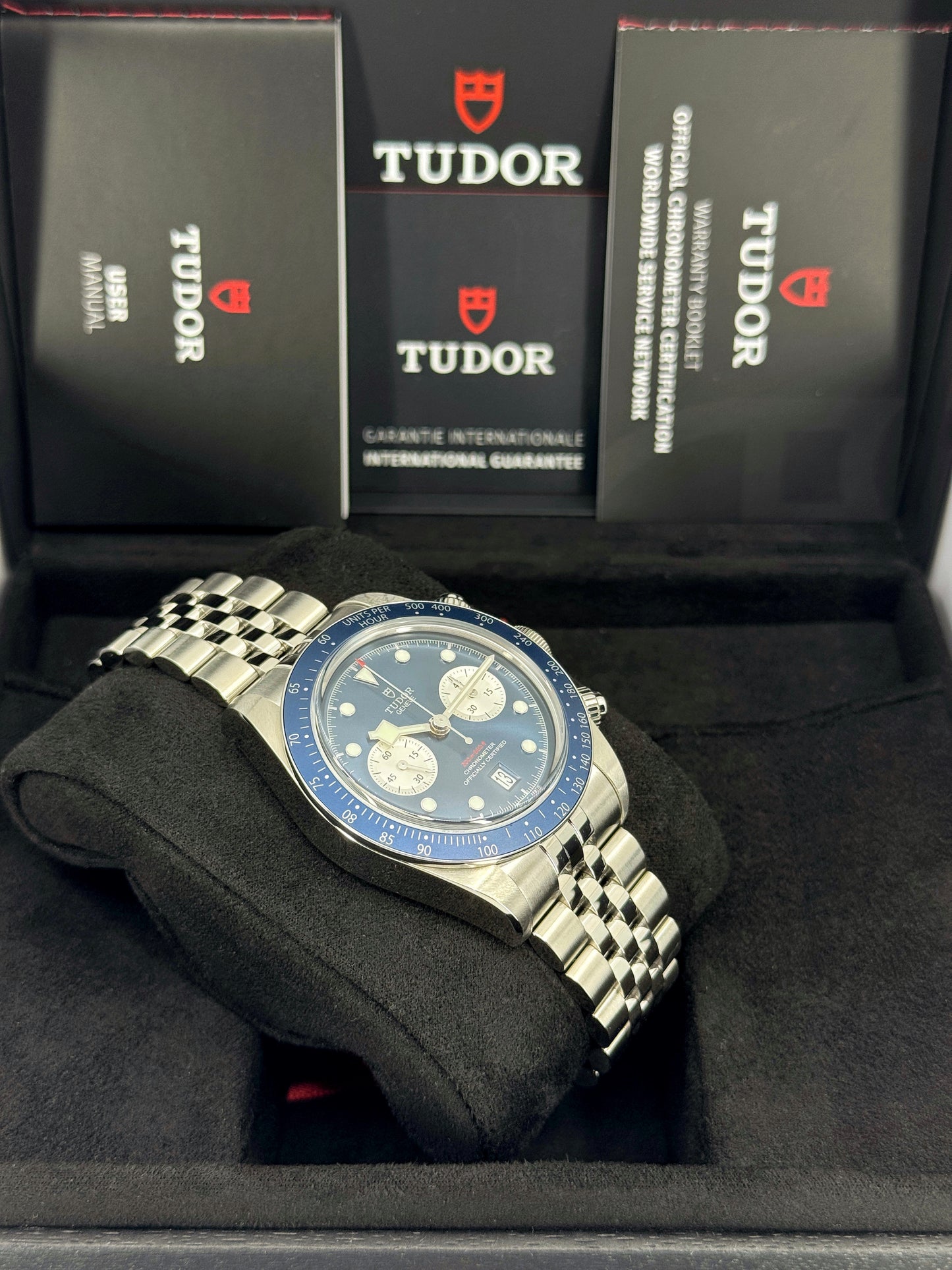 Tudor Black Bay Chrono 41mm, Boutique Edition, Blue, Ref# 79360B-0002, dated 2025