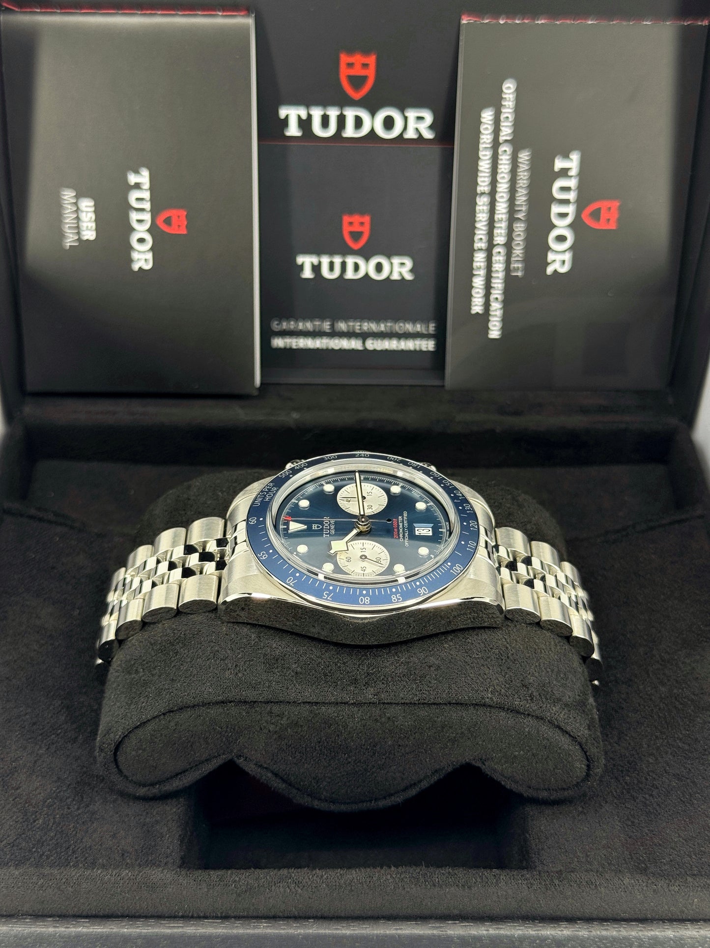 Tudor Black Bay Chrono 41mm, Boutique Edition, Blue, Ref# 79360B-0002, dated 2025
