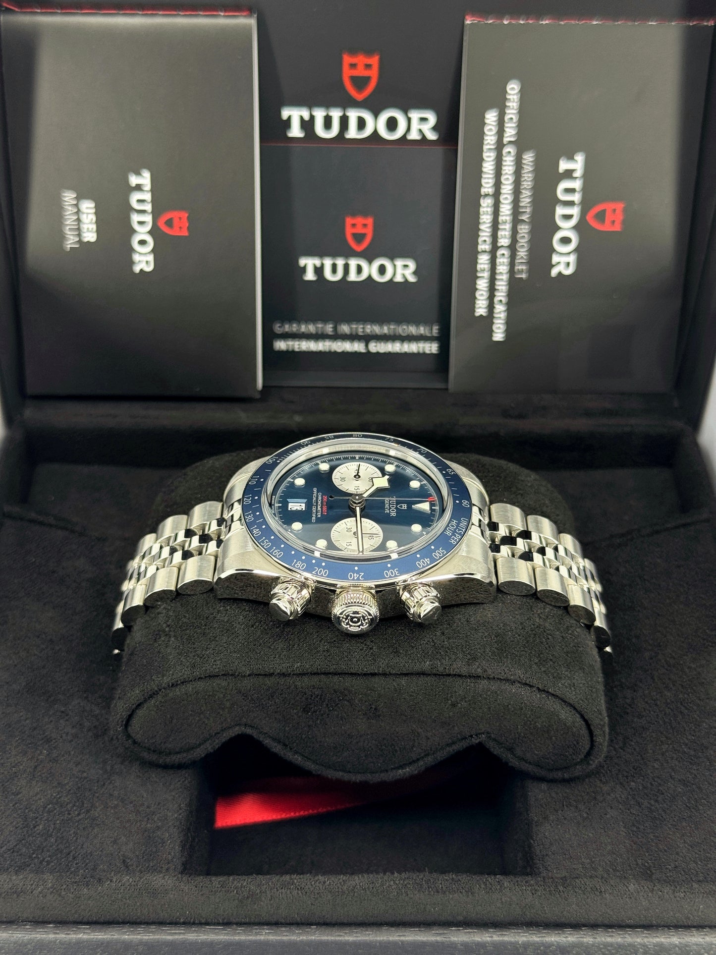 Tudor Black Bay Chrono 41mm, Boutique Edition, Blue, Ref# 79360B-0002, dated 2025