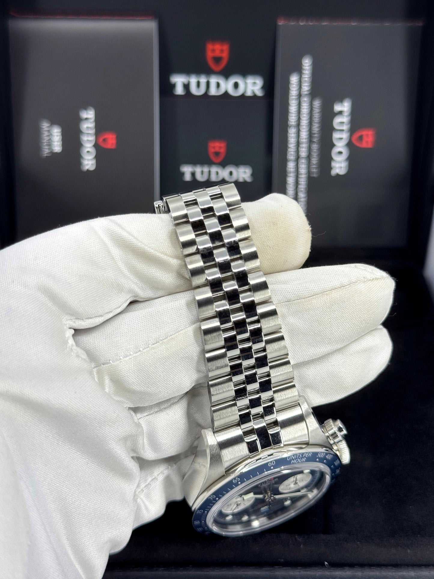Tudor Black Bay Chrono 41mm, Boutique Edition, Blue, Ref# 79360B-0002, dated 2025