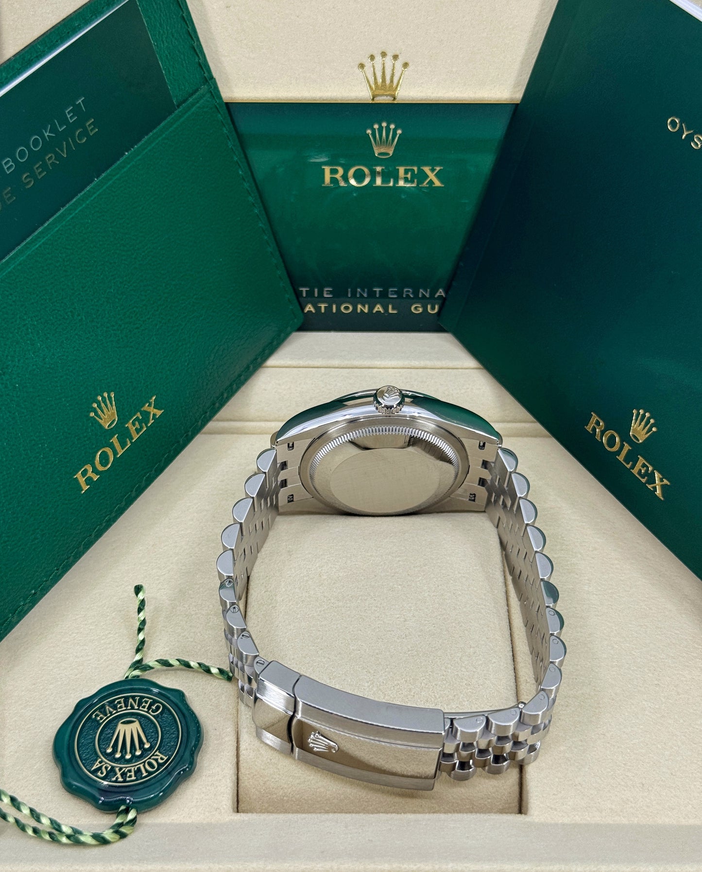 Rolex Datejust 36mm, Stainless Steel, Blue, Jubilee, Ref# 126200-0005, dated 2025