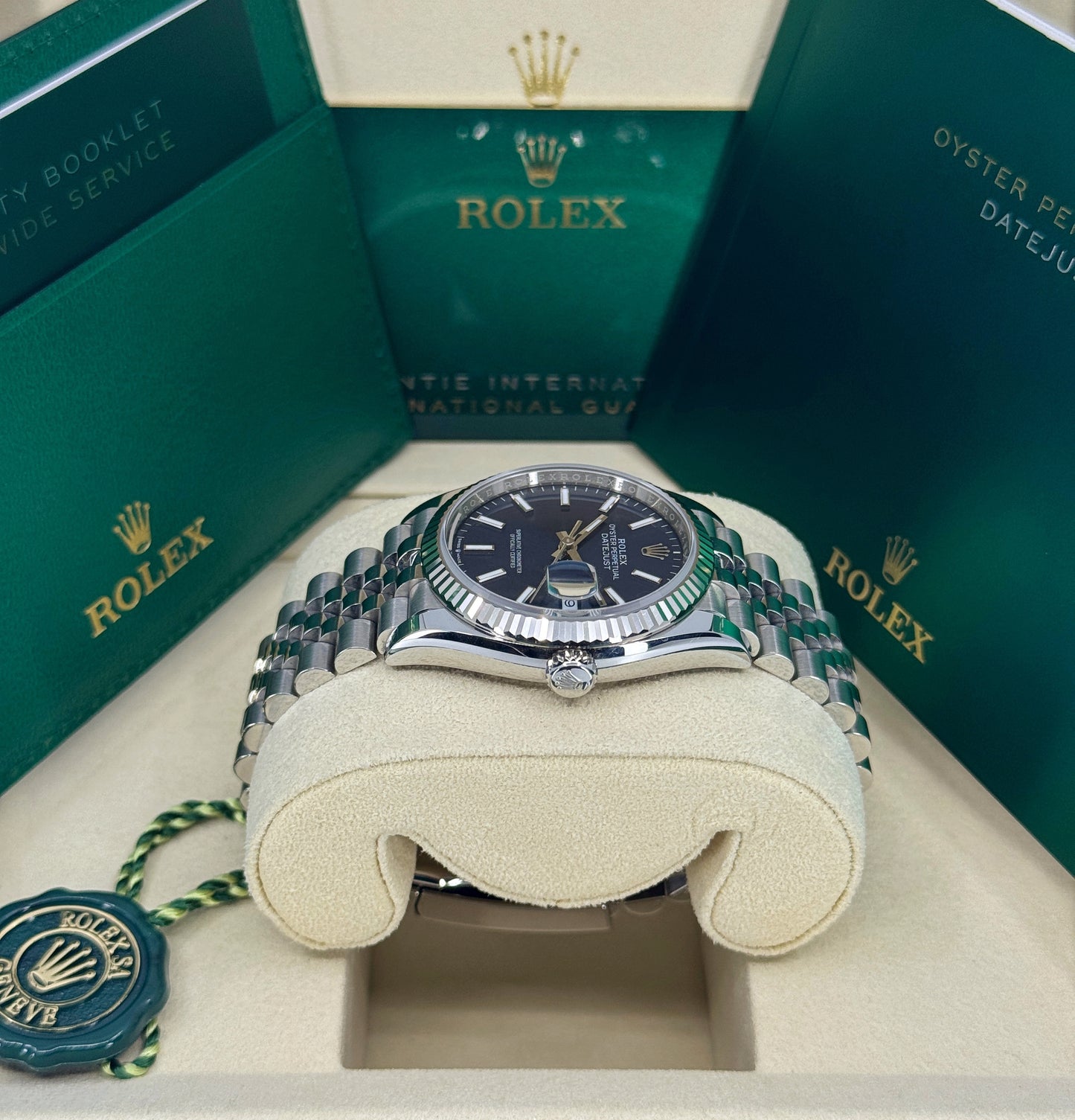 Rolex Datejust 36mm, Stainless Steel, Blue, Jubilee, Ref# 126234-0017, dated 2025
