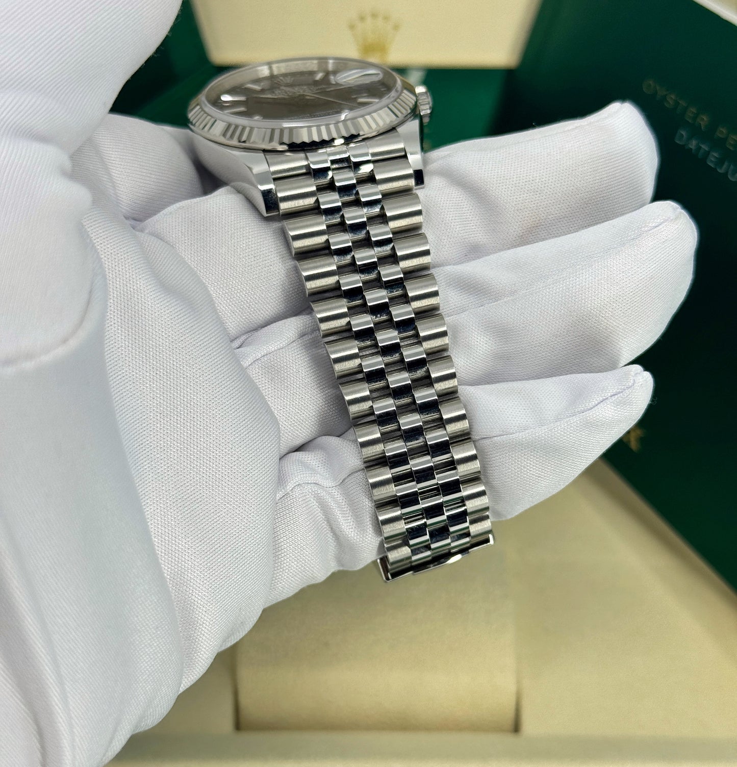 Rolex Datejust 36mm, Stainless Steel, Blue, Jubilee, Ref# 126234-0017, dated 2025