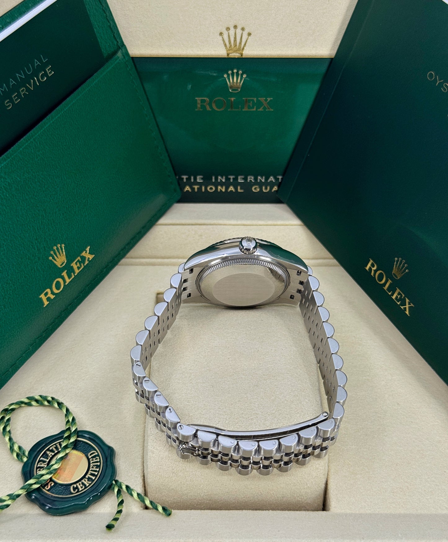 Rolex Datejust 31mm, Stainless Steel, Pink Roman, Jubilee, Ref# 278274-0020, dated 2025
