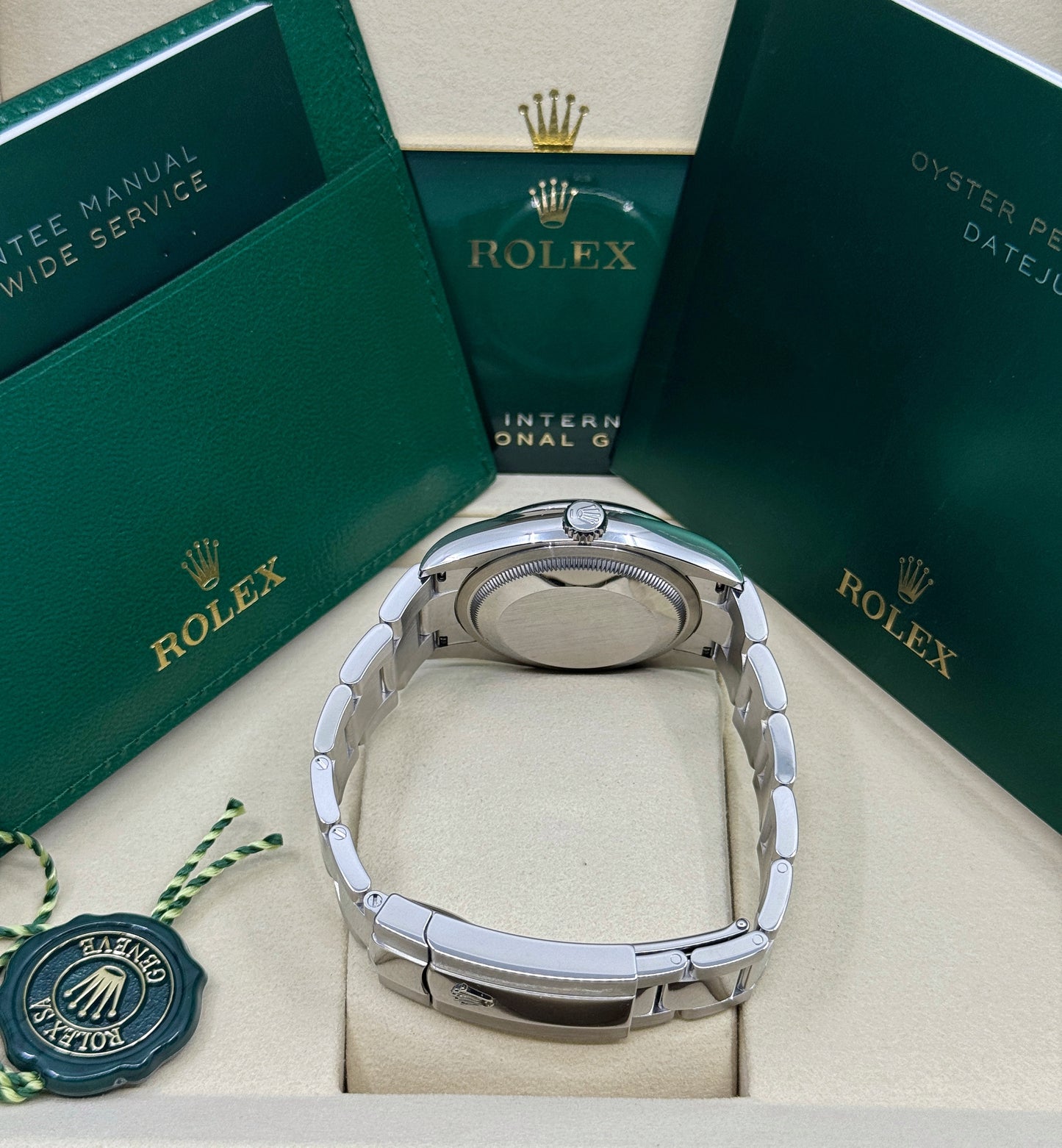 Rolex Datejust 36mm, Stainless Steel, Silver, Oyster, Ref# 126200-0002, dated 2025