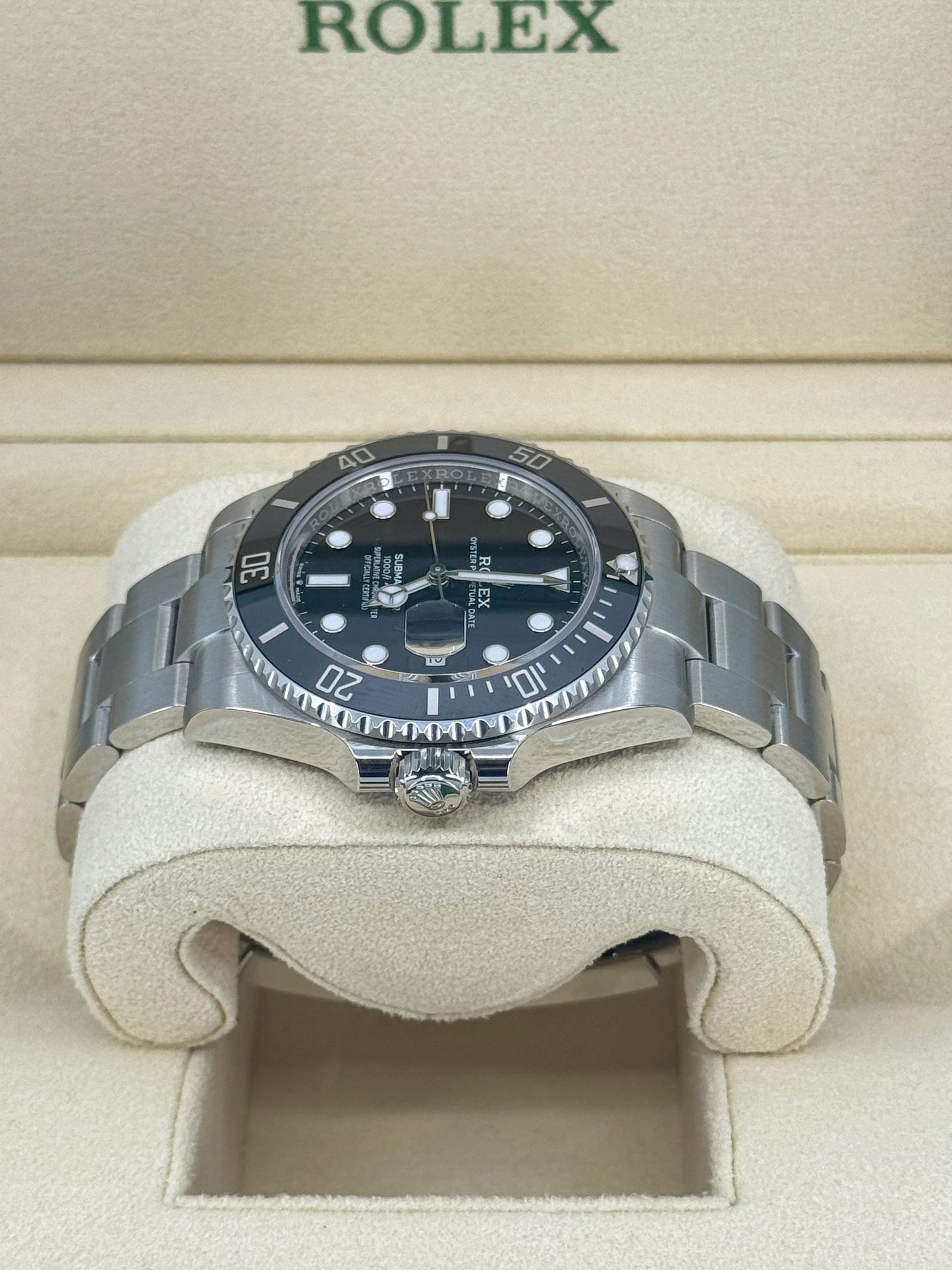 Pre-owned Rolex Submariner 41mm, Date, Stainless Steel, Black, Ref# 126610LN, dated 2024