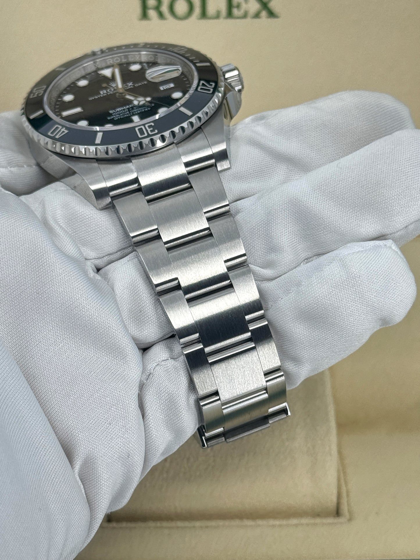 Pre-owned Rolex Submariner 41mm, Date, Stainless Steel, Black, Ref# 126610LN, dated 2024
