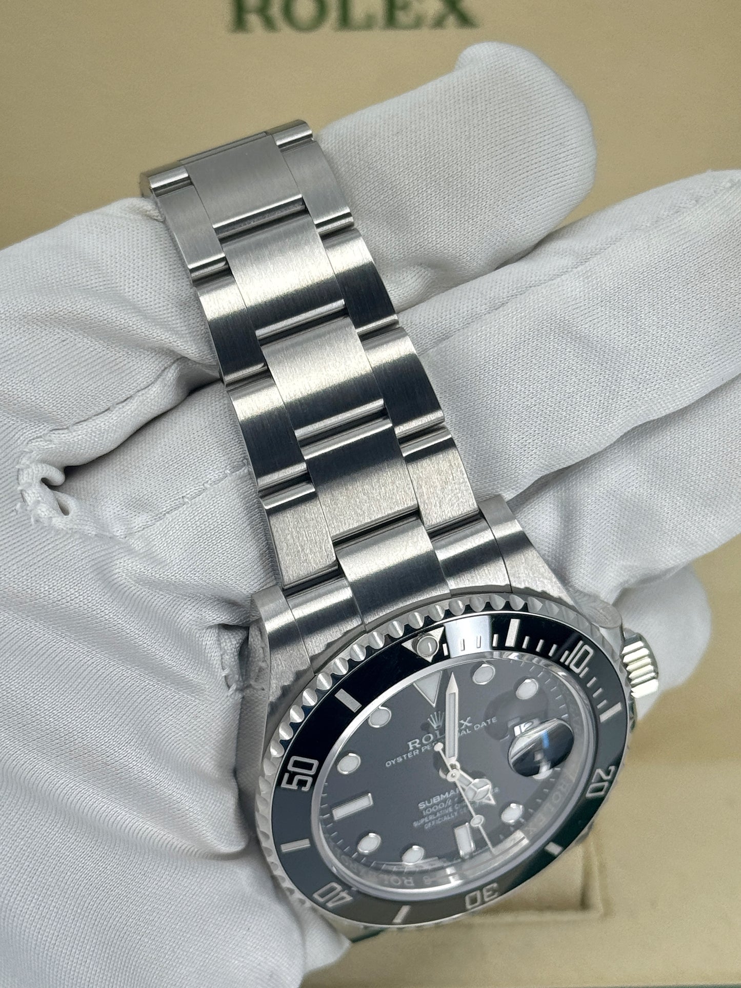Pre-owned Rolex Submariner 41mm, Date, Stainless Steel, Black, Ref# 126610LN, dated 2024