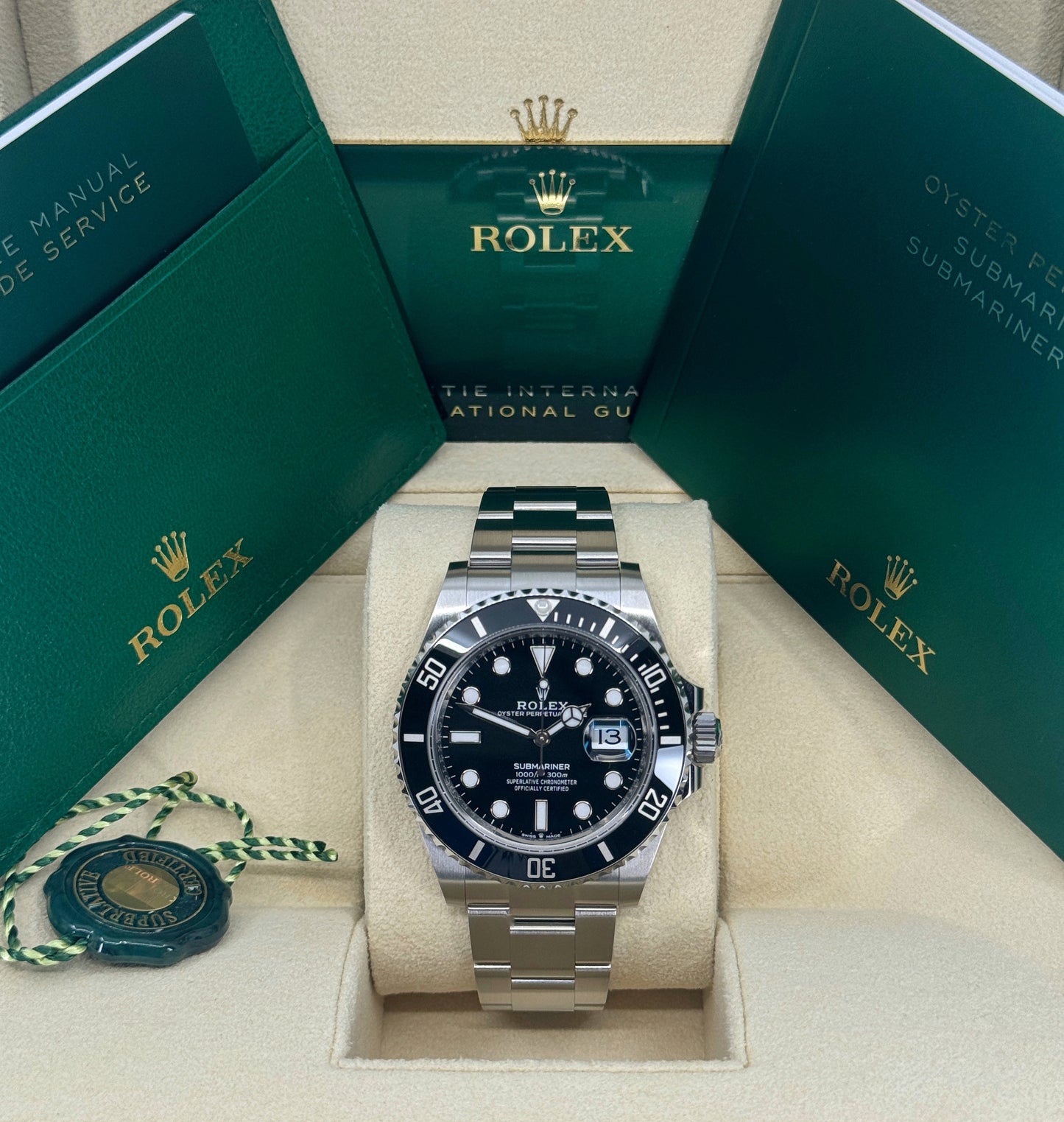 Rolex Submariner 41mm, Date, Stainless Steel, Black, Ref# 126610LN, dated 2025