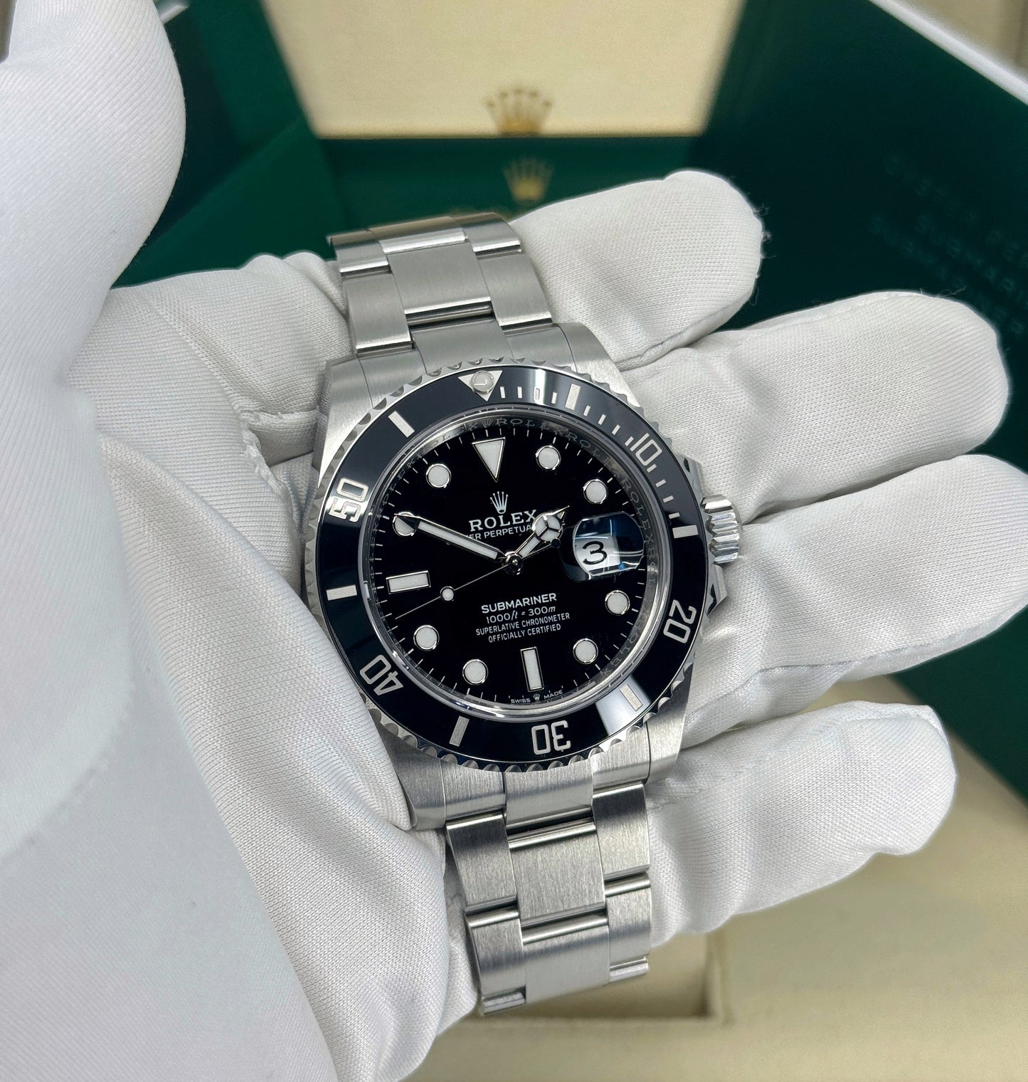 Rolex Submariner 41mm, Date, Stainless Steel, Black, Ref# 126610LN, dated 2025