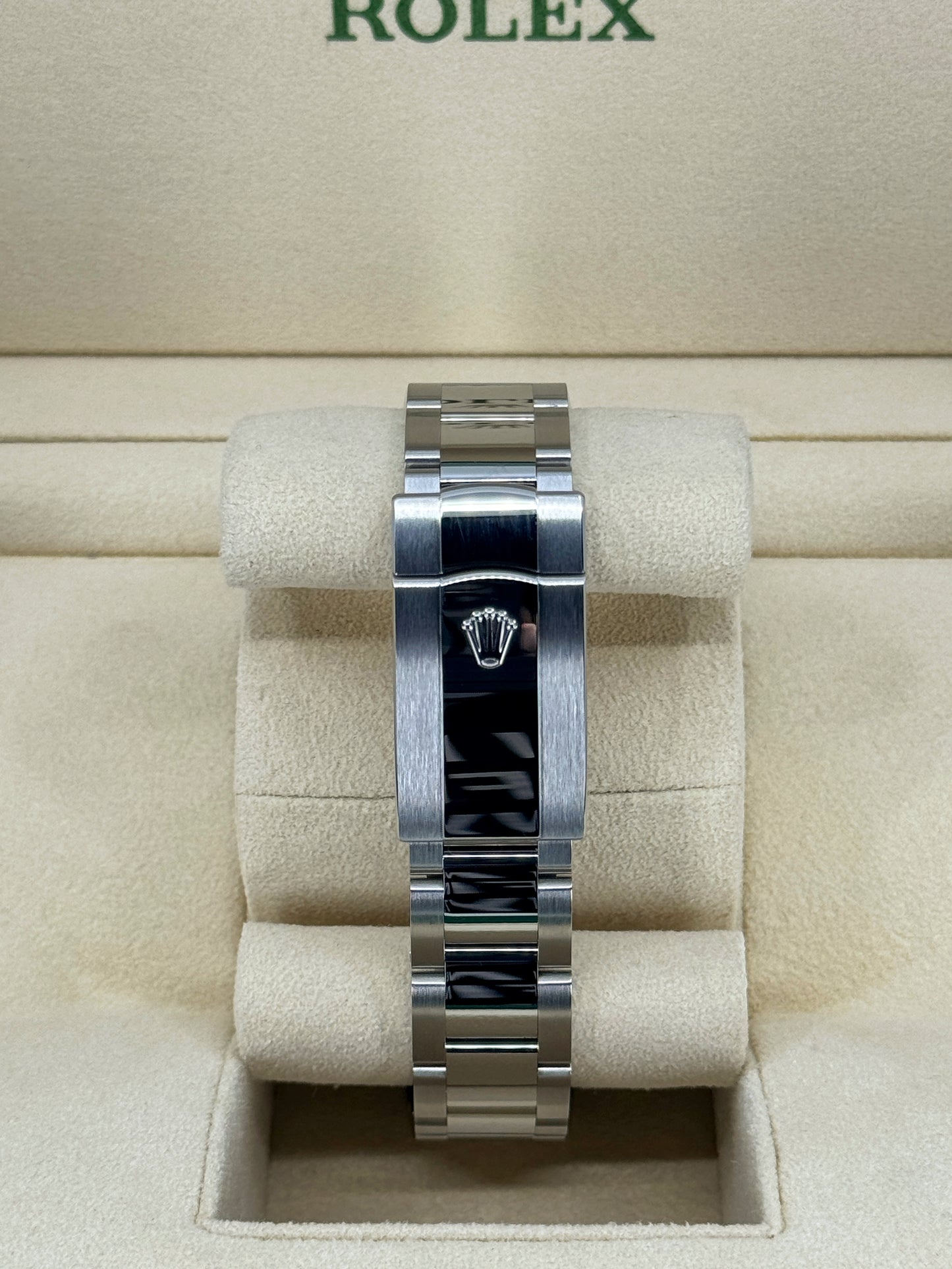 Pre-owned Rolex Datejust 41mm, Stainless Steel, Blue, Oyster, Ref# 126300-0001, dated 2024