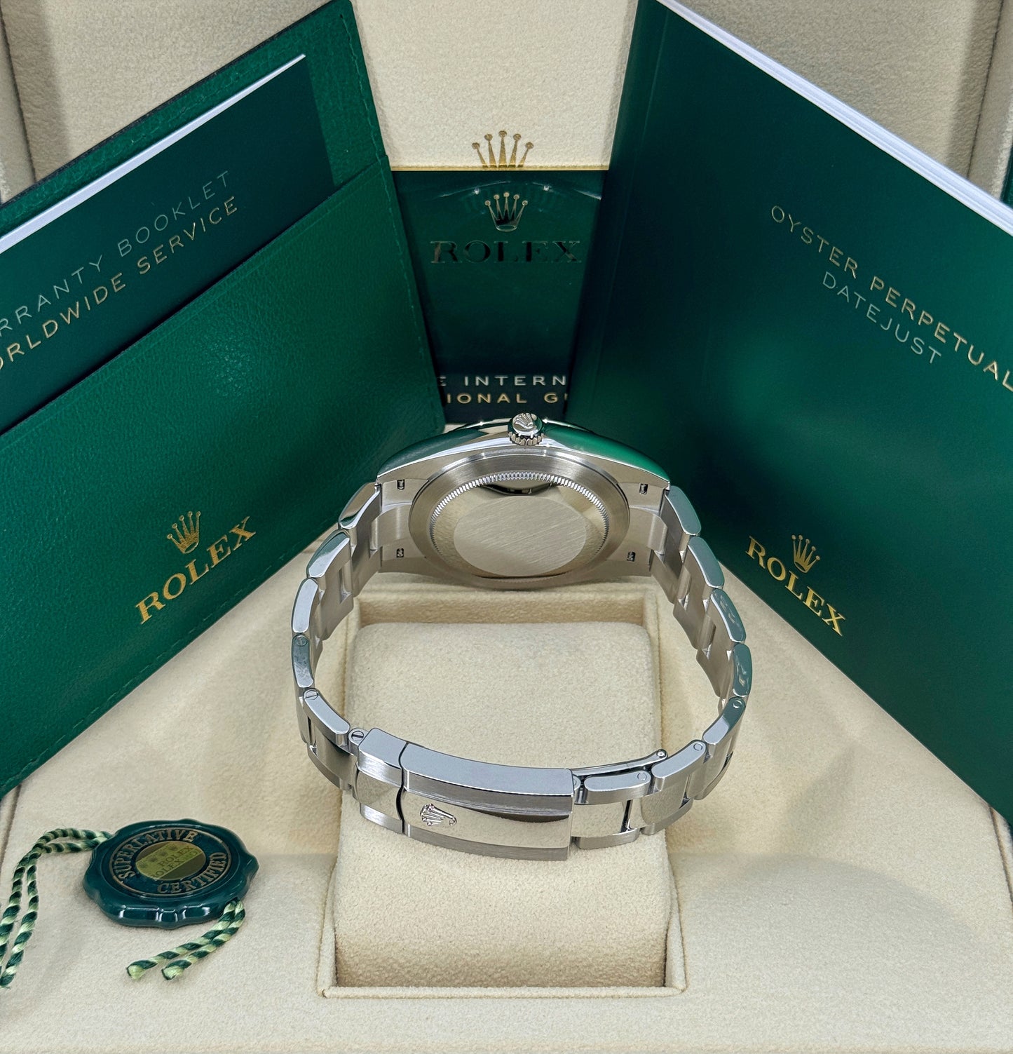 Rolex Datejust 41mm, Stainless Steel, Blue, Oyster, Ref# 126334-0001, dated 2025