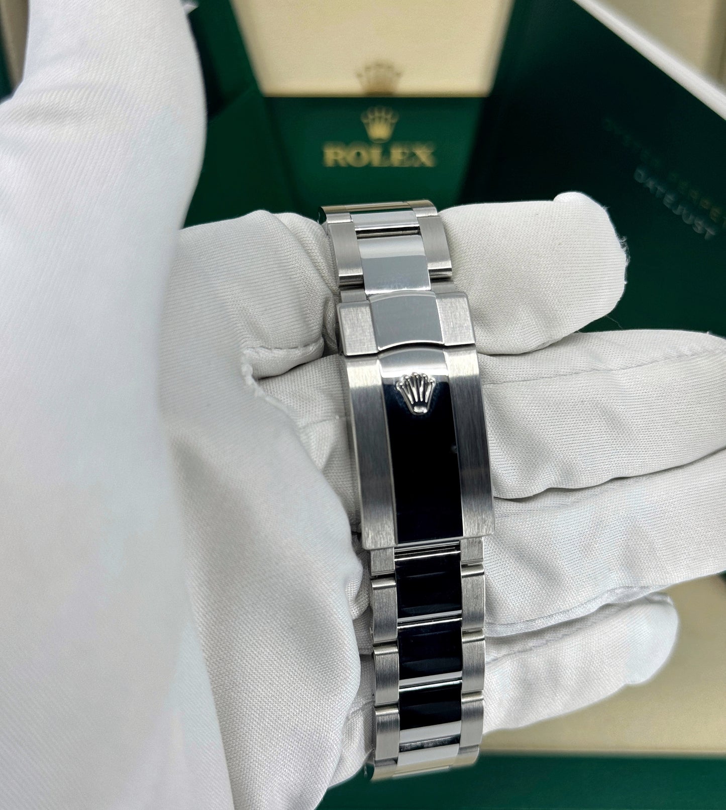 Rolex Datejust 41mm, Stainless Steel, Blue, Oyster, Ref# 126300-0001, dated 2025