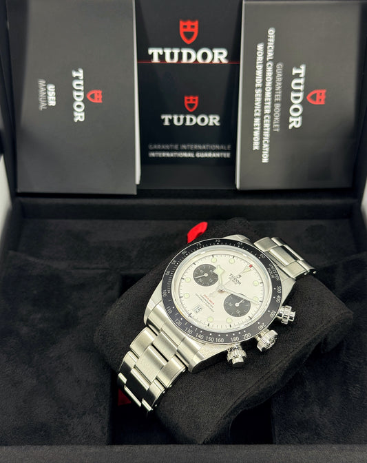 Tudor Black Bay Chrono 41mm, White, Ref# 79360N-0012, dated 2026