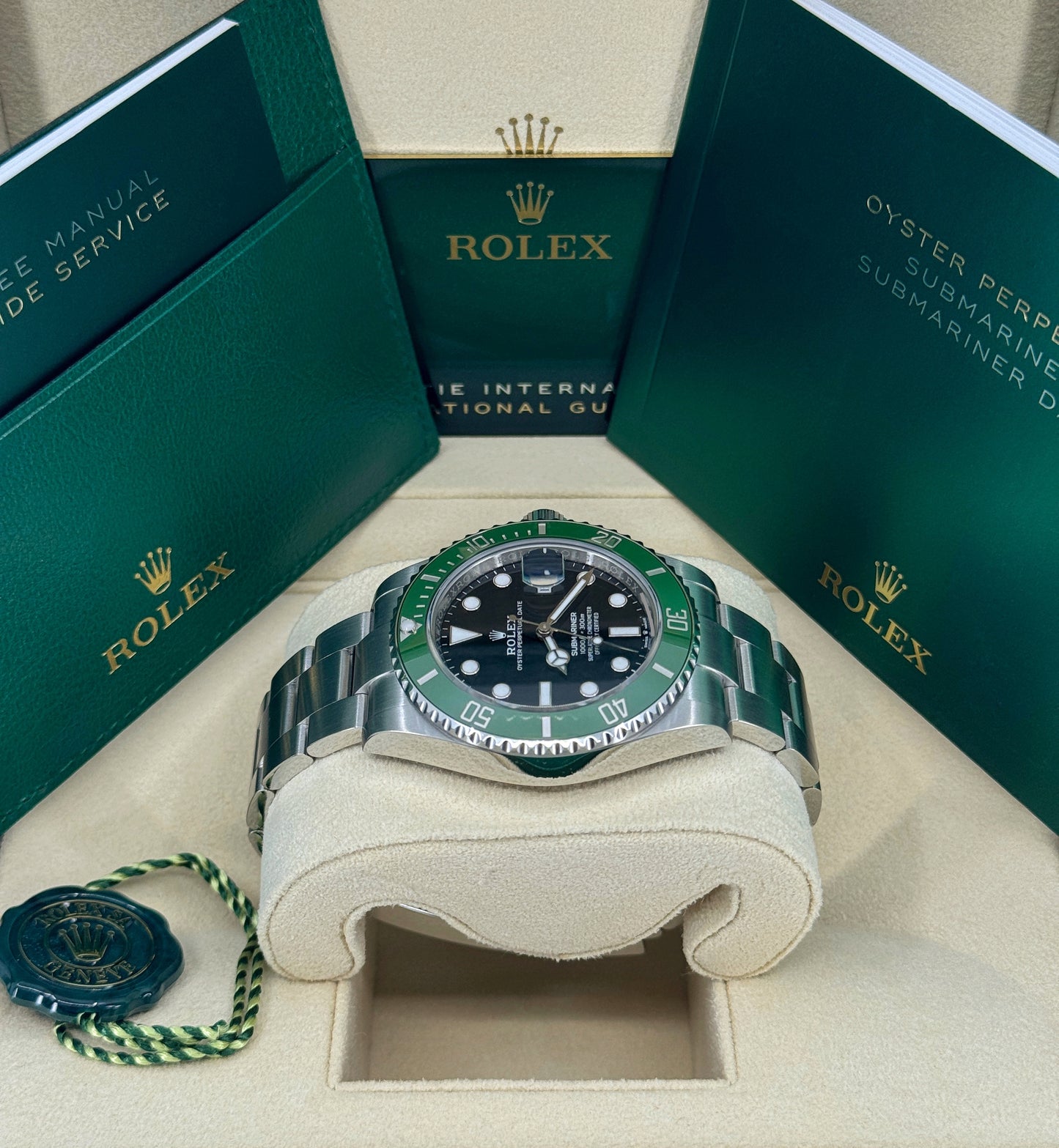 Rolex Submariner 41mm, Date, Stainless Steel, MKII, Kermit/Starbucks, Ref# 126610LV, dated 2025