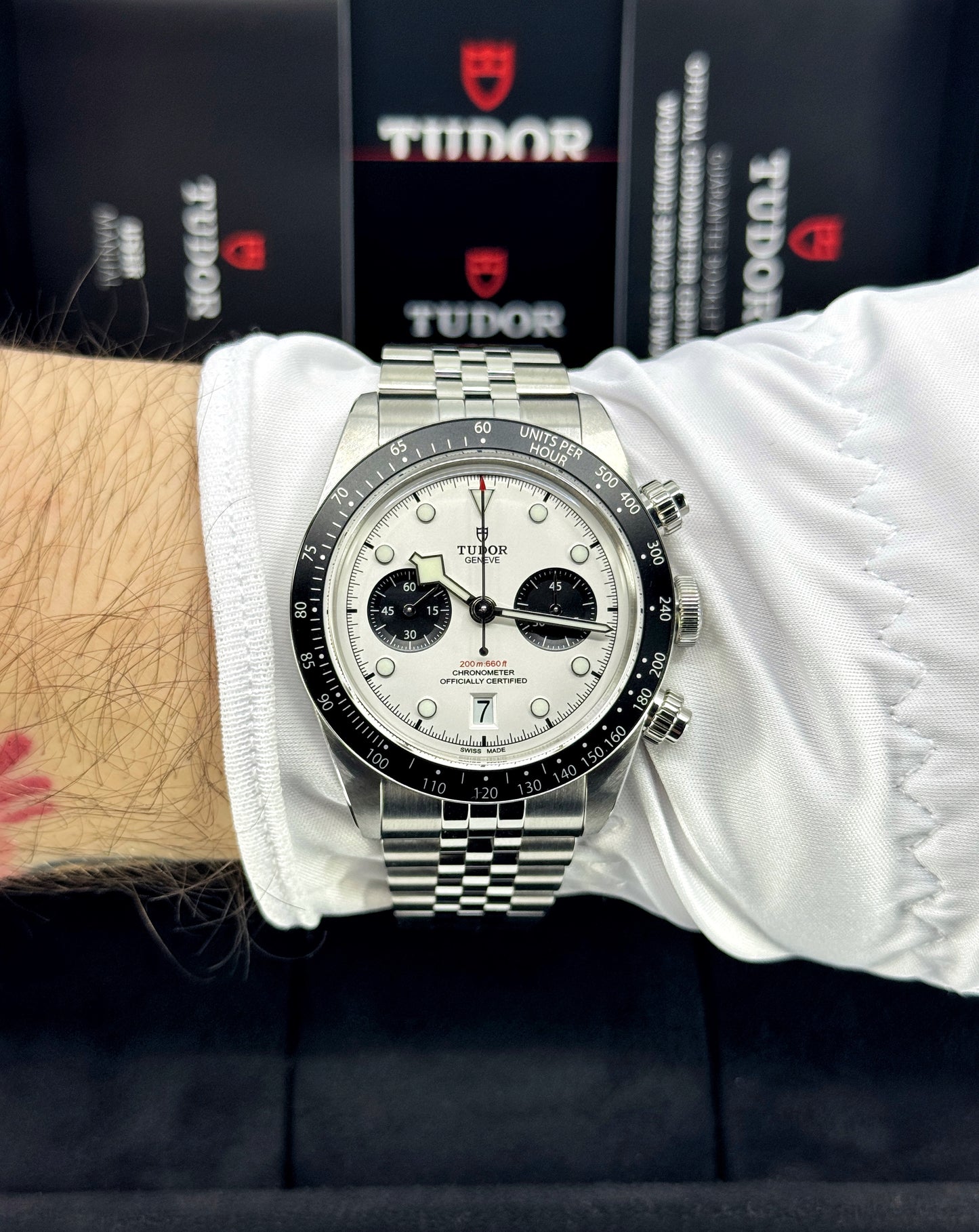 Tudor Black Bay Chrono 41mm, White, Ref# 79360N-0014, dated 2026