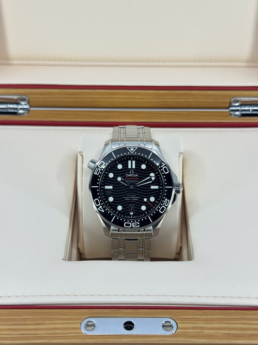 Omega Seamaster Professional Diver 300M, 42mm, Stainless Steel, Black, Ref# 210.30.42.20.01.001, dated 2026