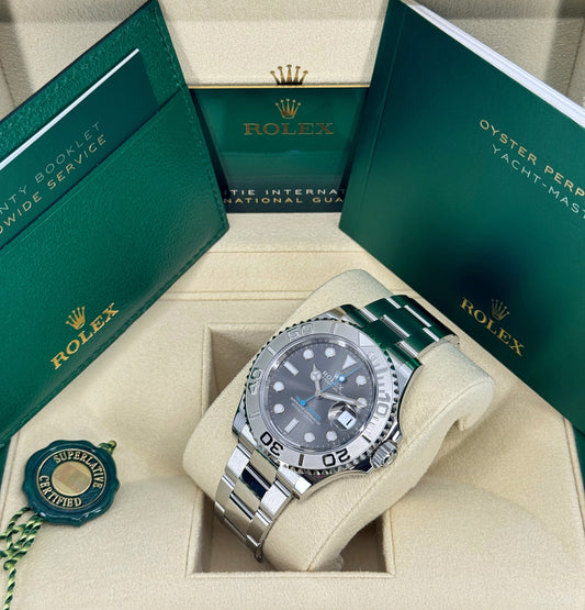 Rolex Yacht-Master 40mm, Stainless Steel, Rhodium, Ref# 126622-0001, dated 2025