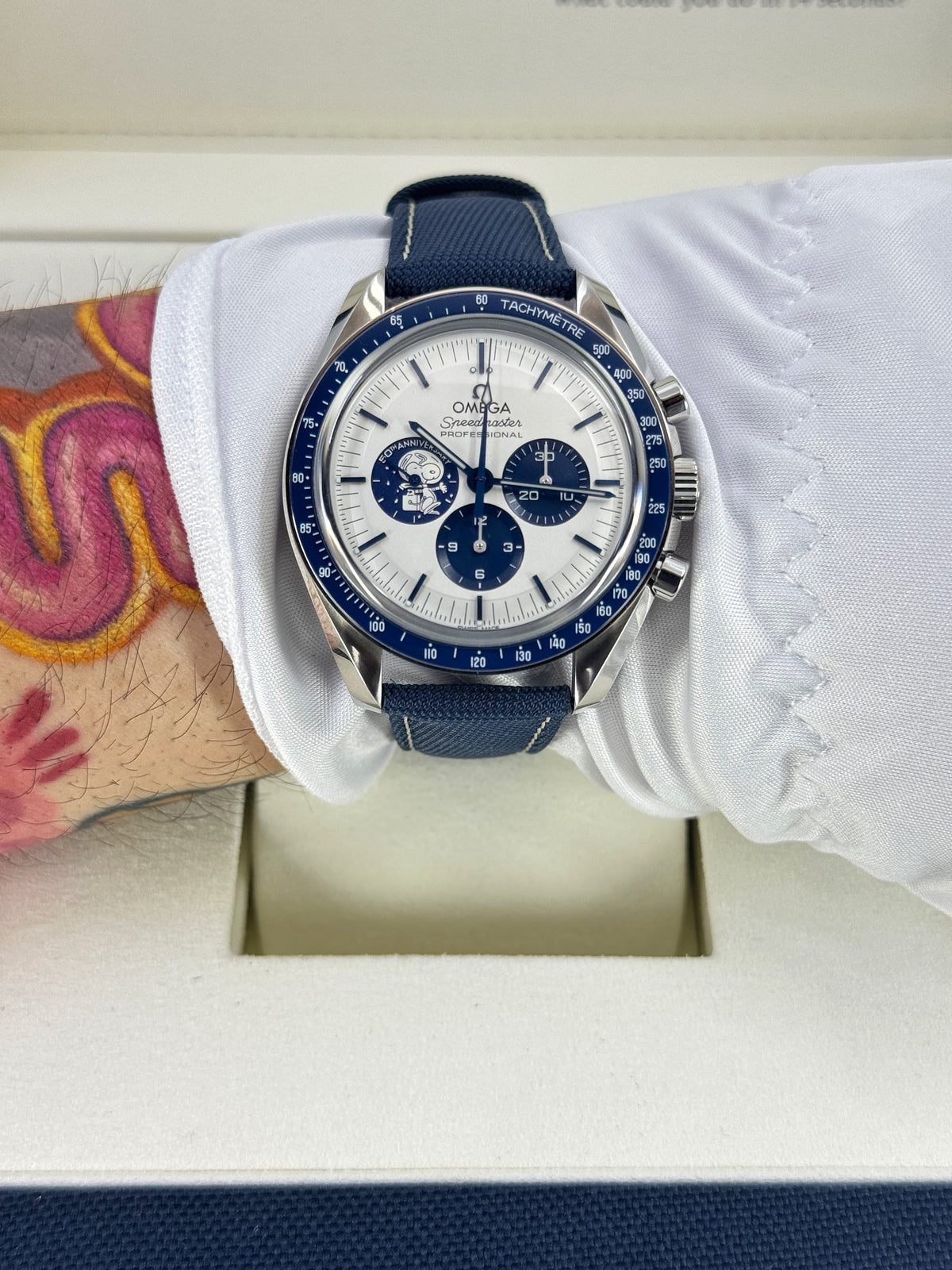 Omega Speedmaster Anniversary Series “Silver Snoopy Award” 42mm, Stainless Steel, Silver, Ref# 310.32.42.50.02.001, dated 2026