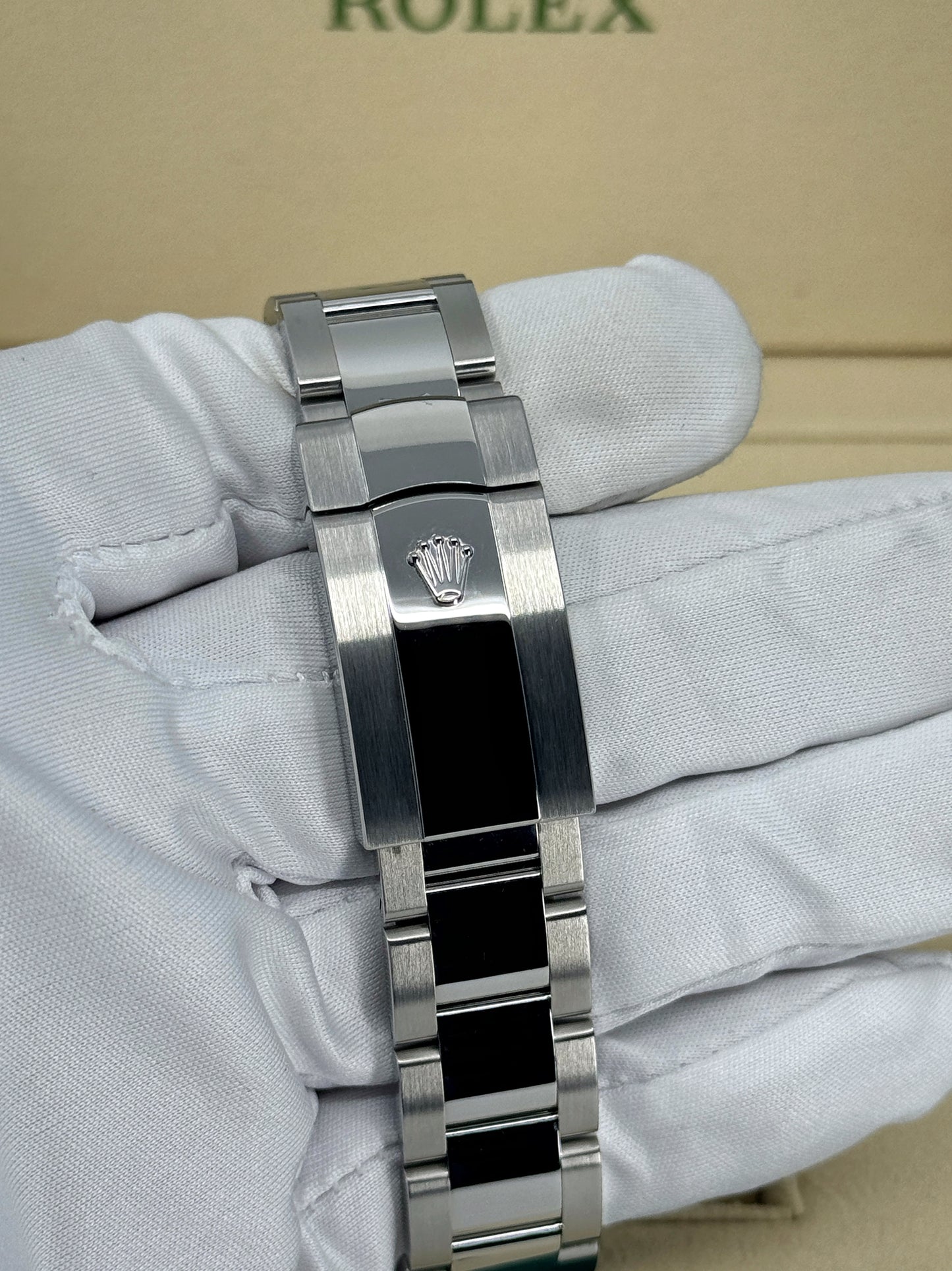 Pre-owned Rolex Datejust 41mm, Stainless Steel, Blue Roman, Oyster, Ref# 126300-0017, dated 2024