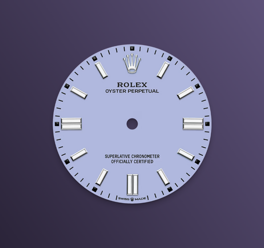 Rolex Oyster Perpetual 36mm, Stainless Steel, Lavender, Ref# 126000-0013, dated 2025