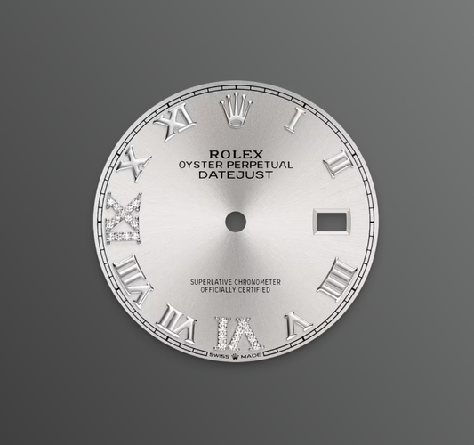 Rolex Datejust 36mm, Stainless Steel, Silver Roman Diamond, Jubilee, Ref# 126234-0029, dated 2025