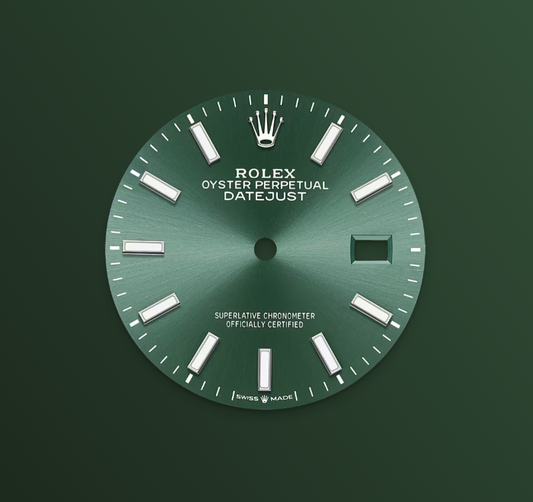 Rolex Datejust 36mm, Stainless Steel, Green, Oyster, Ref# 126200-0024, dated 2025