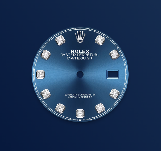 Rolex Datejust 36mm, Stainless Steel, Blue Diamond, Oyster, Ref# 126234-0038, dated 2025