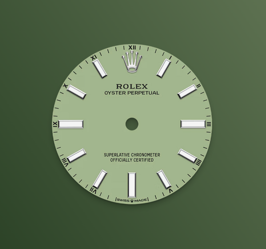 Rolex Oyster Perpetual 34mm, Stainless Steel, Pistachio, Ref# 124200-0006, dated 2025