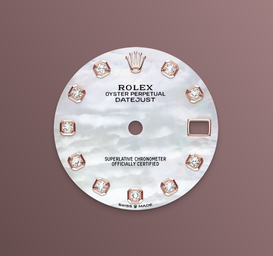 Rolex Datejust 31mm, 18k RG & Stainless Steel, Mother of Pearl Diamond, Jubilee, Ref# 278271-0026, dated 2026