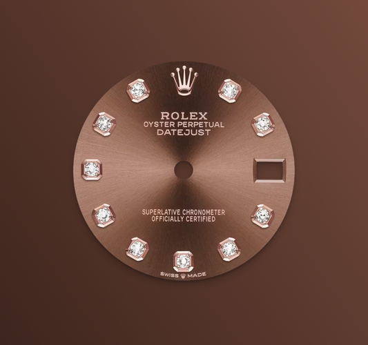 Rolex Datejust 31mm, 18k RG & Stainless Steel, Chocolate Diamond, Jubilee, Ref# 278271-0028, dated 2026