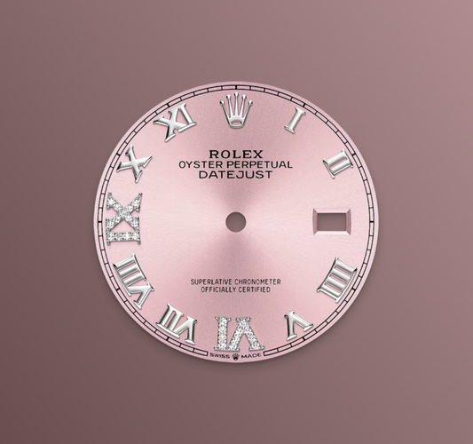Rolex Datejust 36mm, Stainless Steel, Pink Roman Diamond, Oyster, Ref# 126234-0032, dated 2025