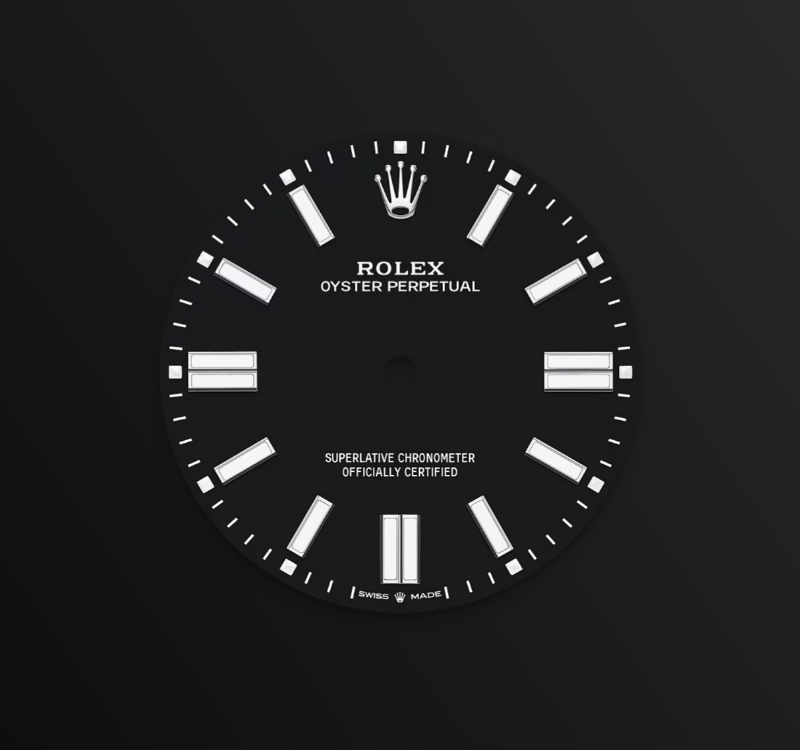 Rolex Oyster Perpetual 41 mm, Stainless Steel, Black, Ref# 134300-0008, dated 2025