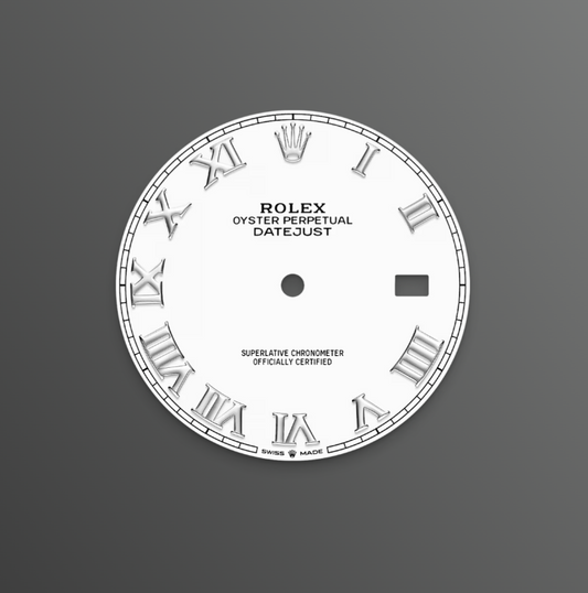 Rolex Datejust 41mm, Stainless Steel, White Roman, Oyster, Ref# 126334-0023, dated 2025