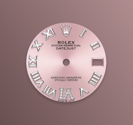 Rolex Datejust 31mm, Stainless Steel,Pink Roman VI Diamond, Oyster, Ref# 278274-0023, dated 2025