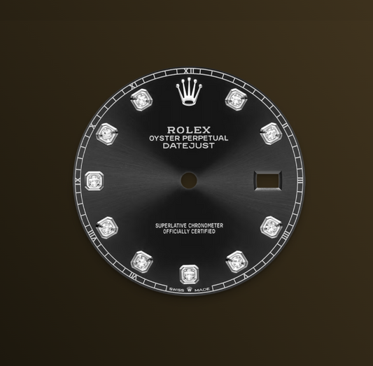 Rolex Datejust 41mm, Stainless Steel, Black Diamond, Oyster, Ref# 126334-0011, dated 2025
