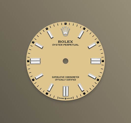 Rolex Oyster Perpetual 36mm, Stainless Steel, Beige, Ref# 126000-0012, dated 2025