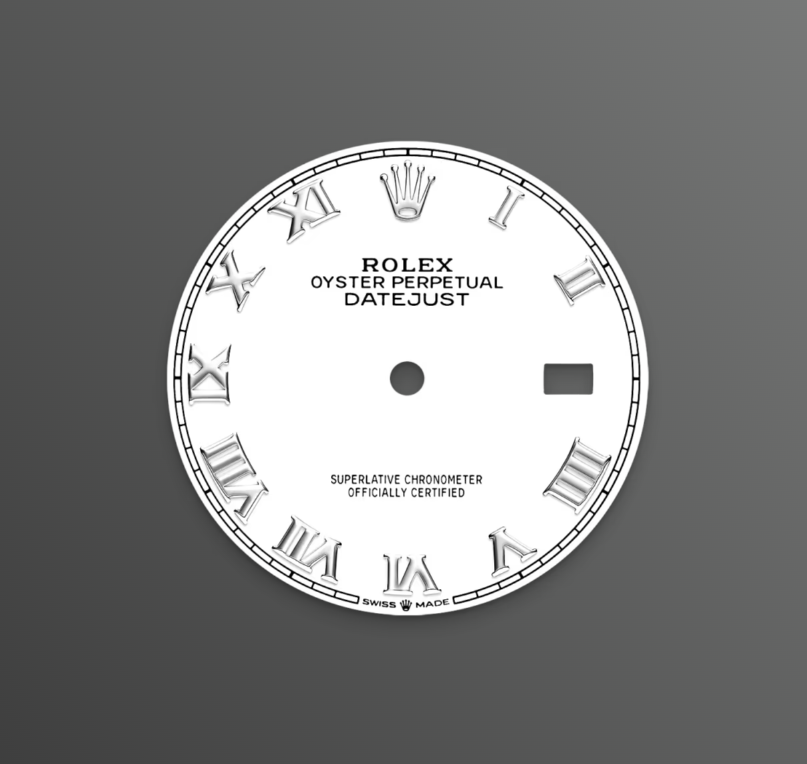 Rolex Datejust 36mm, Stainless Steel, White Roman, Oyster, Ref# 126200-0008, dated 2025