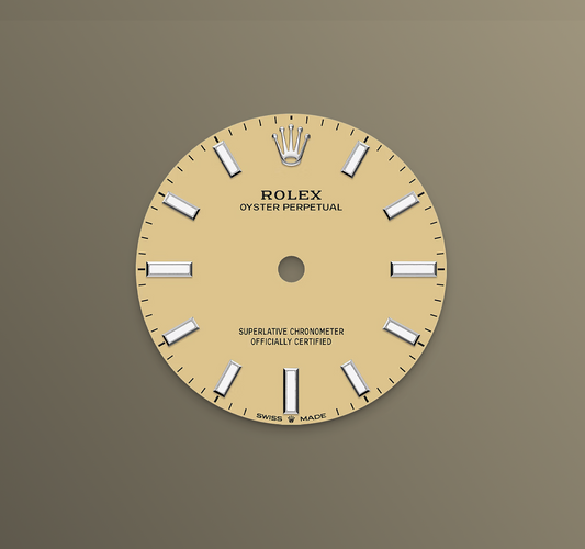 Rolex Oyster Perpetual 31mm, Stainless Steel, Beige, Ref# 277200-0013, dated 2025