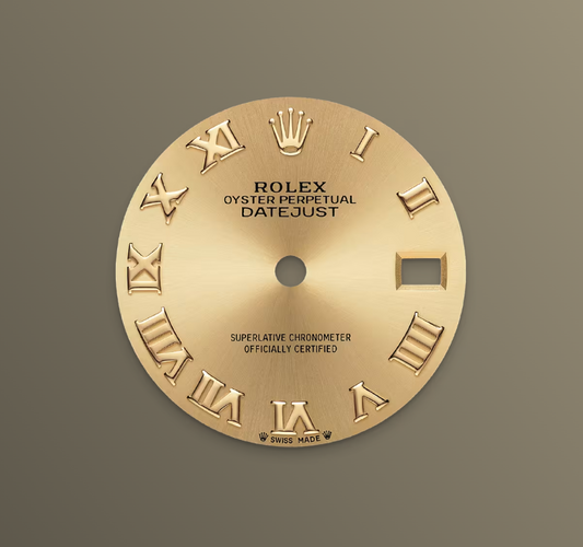 Rolex Lady-Datejust 28mm, 18k YG & Stainless Steel, Champagne Roman, Oyster, Ref# 279173-0010, dated 2026
