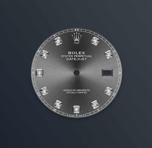 Rolex Datejust 41mm, Stainless Steel, Rhodium Diamond, Oyster, Ref# 126334-0005, dated 2025