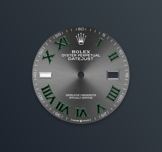 Rolex Datejust 36mm, Stainless Steel, Wimbledon, Slate, Jubilee, Ref# 126234-0045, dated 2025