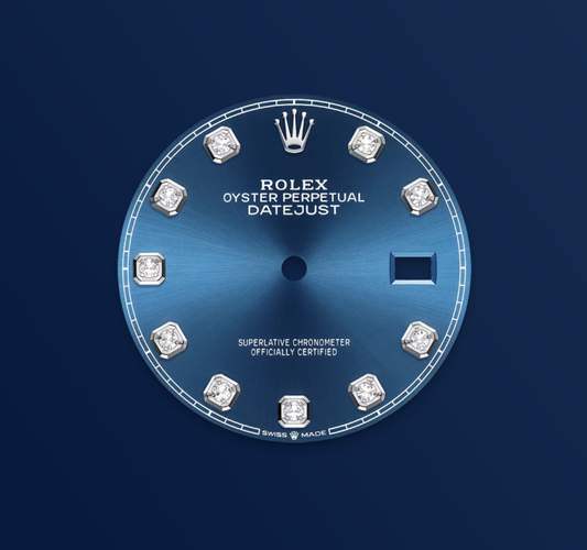 Rolex Datejust 36mm, Stainless Steel, Blue Diamond, Jubilee, Ref# 126234-0037, dated 2025