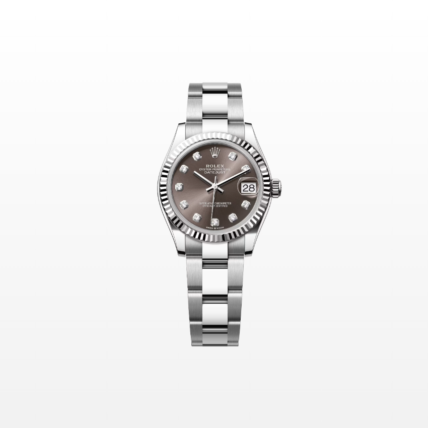 Rolex Datejust 31mm, Stainless Steel, Grey Diamond, Oyster, Ref# 278274-0007, dated 2025