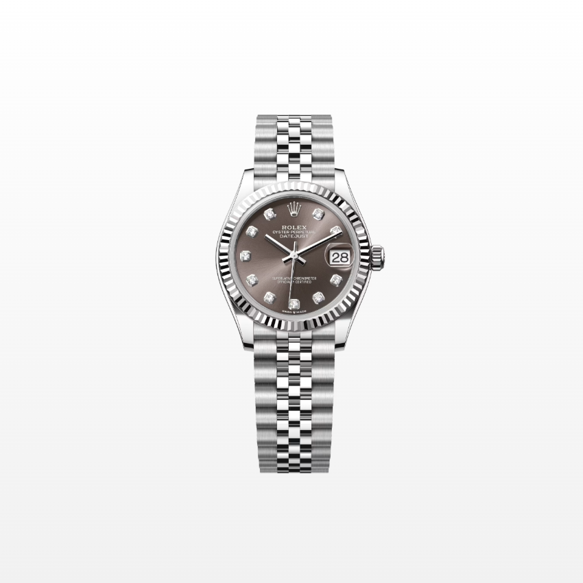 Rolex Datejust 31mm, Stainless Steel, Grey Diamond, Jubilee, Ref# 278274-0008, dated 2025