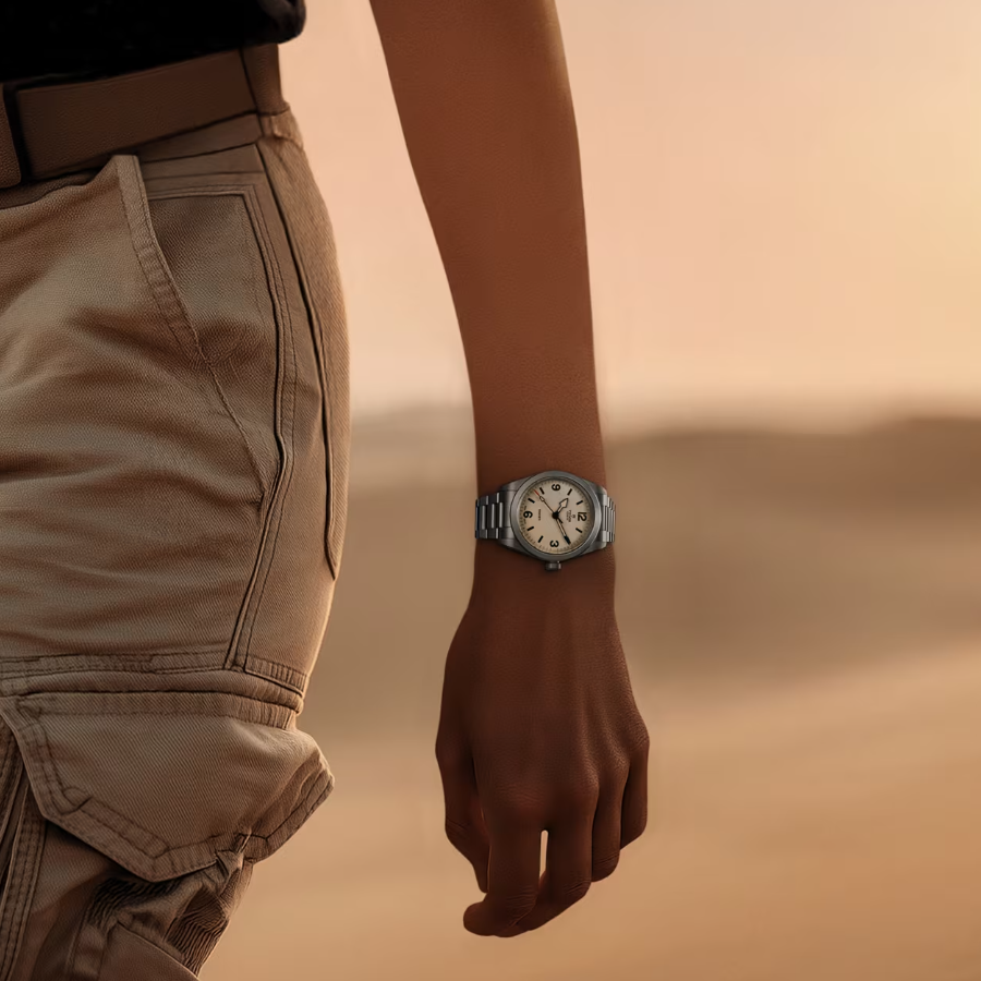 Tudor Ranger 36mm, Steel, Beige, Ref# 79930-0007, dated 2026