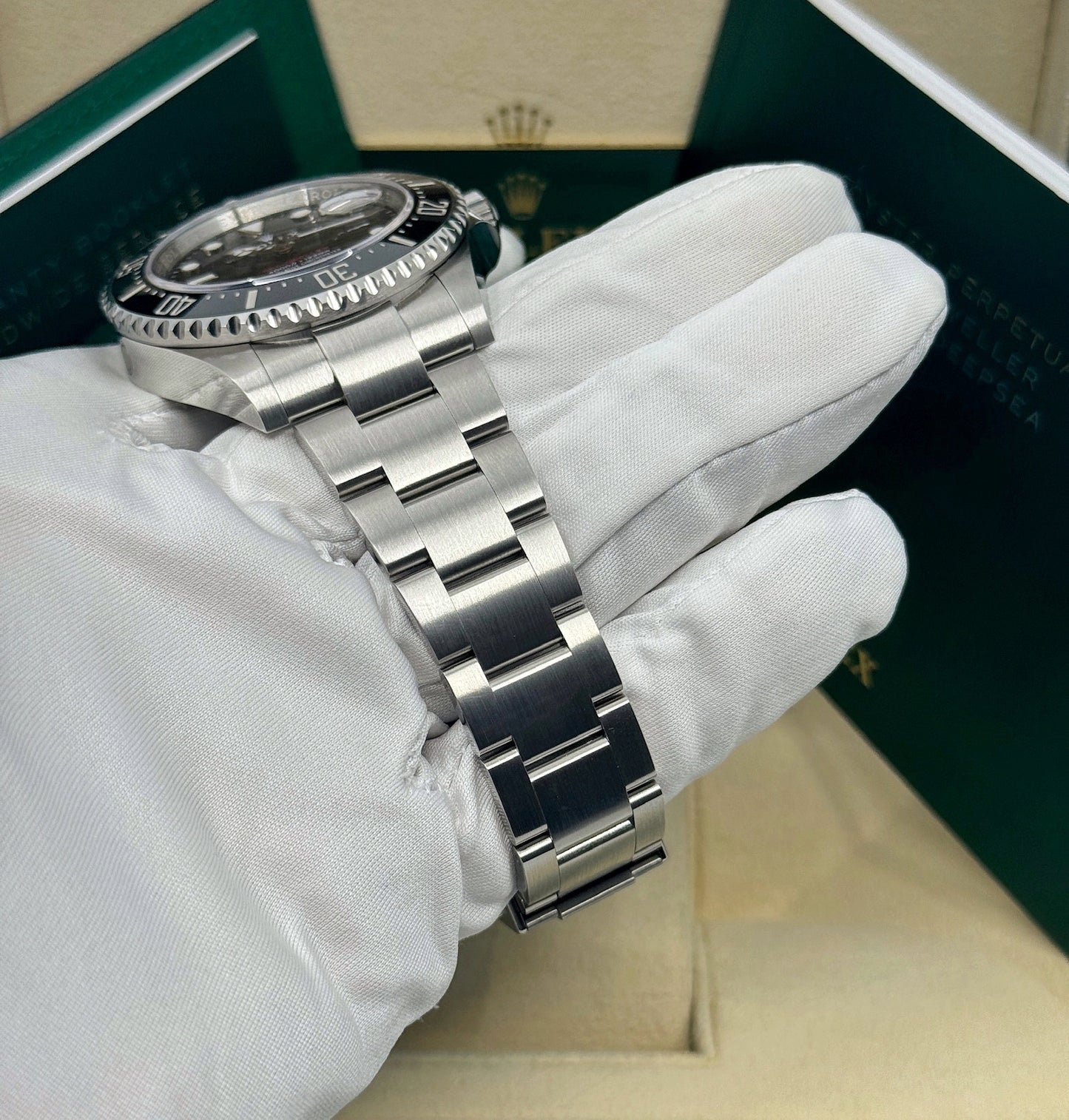Rolex Sea-Dweller 43mm, Stainless Steel, Red Letters, Black, Ref# 126600, dated 2025