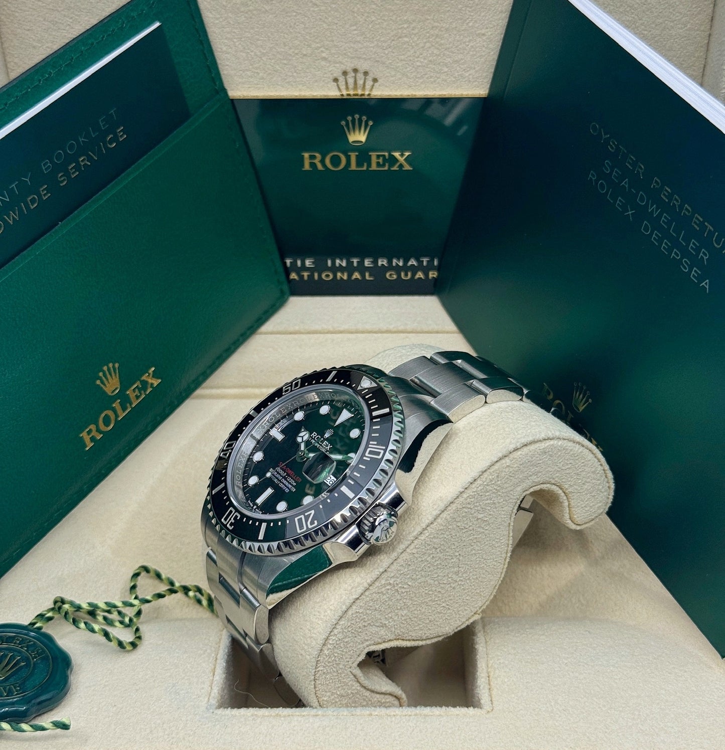 Rolex Sea-Dweller 43mm, Stainless Steel, Red Letters, Black, Ref# 126600, dated 2025